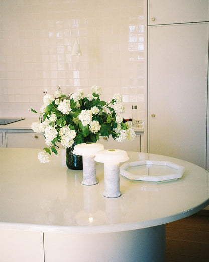 Hydrangea Branch - White