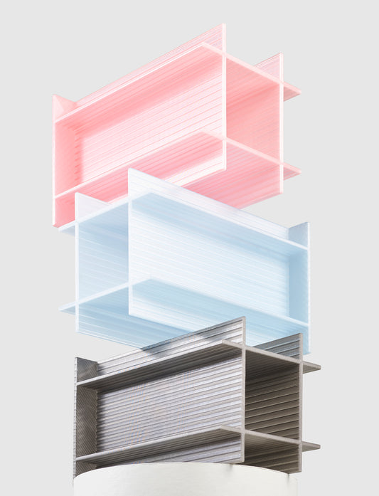 Flowerism Studio x Victor Ipsen Studio - Printed Blue