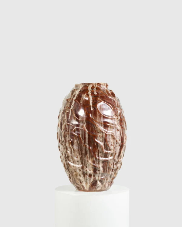 Christian Bruun Vase Brown