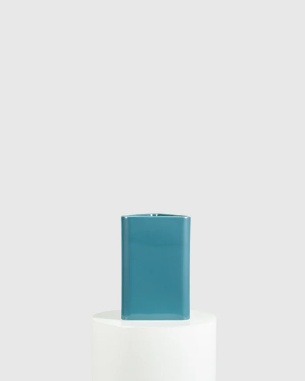 Raawii Canvas Vase - Peacock Blue